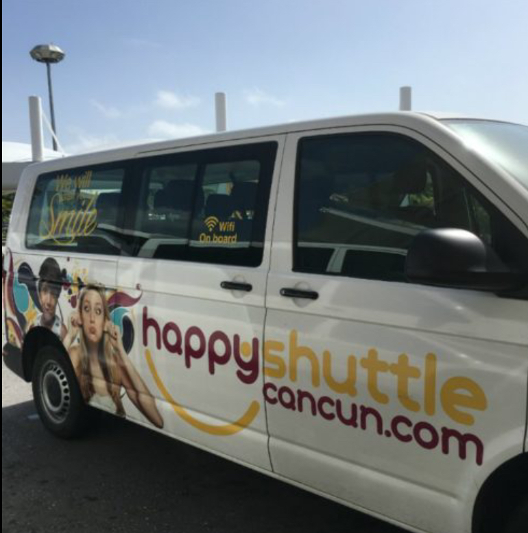 happy shuttle cancun mexico